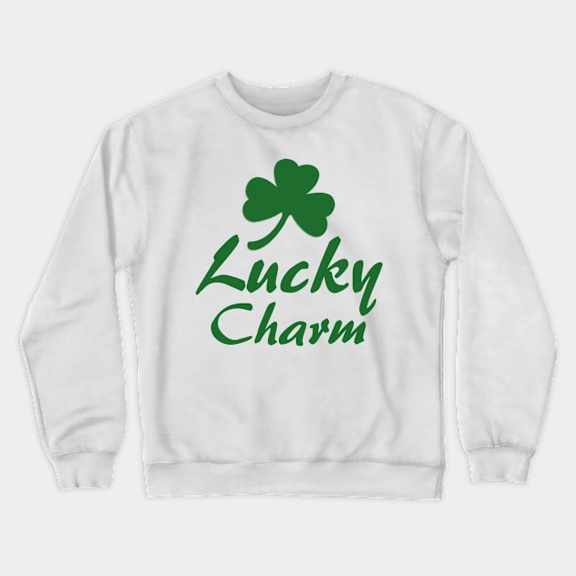 St. Patrick's Day - Lucky Charm Crewneck Sweatshirt by ESDesign